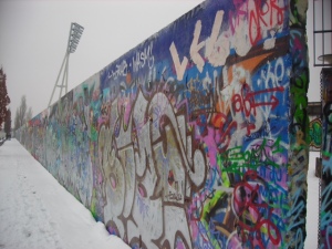 Muro di Berlino dopo il 9 Novembre 1989