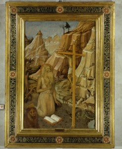 Jacopo Bellini, San Girolamo penitente, tempera su tavola, cm 95×65.